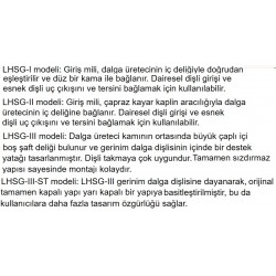 1 LHSG Yüksek Torklu İçi Boş Şaftlı Esnek Dişli Gerilim Dalgalı Dişli